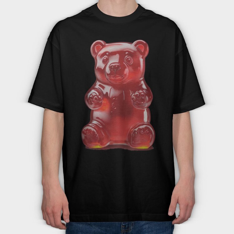 Gummy Bear, Tricou Oversize Barbati (Unisex)