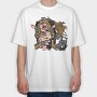 Mafia Animals, Tricou Oversize Barbati (Unisex)