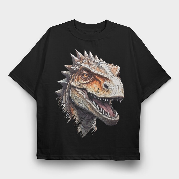 Dinosaur Hea, Tricou Oversize Barbati (Unisex)