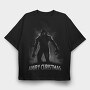 Hairy Christmas Bigfoot, Tricou Oversize Barbati (Unisex)