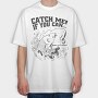 Carp Catch Me if You Can, Tricou Oversize Barbati (Unisex)