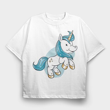 Magic Unicorn, Tricou Oversize Barbati (Unisex)