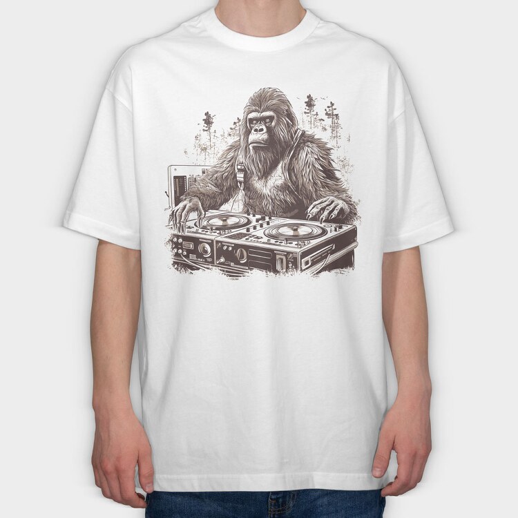 Dj Bigfoot, Tricou Oversize Barbati (Unisex)