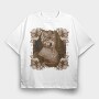 Wolf Royal, Tricou Oversize Barbati (Unisex)