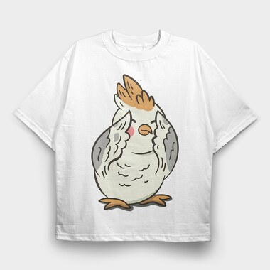 Cartoon Peekaboo, Tricou Oversize Barbati (Unisex)