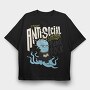 Punk Rock Octopus, Tricou Oversize Barbati (Unisex)