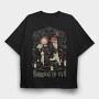 Married to Evil, Tricou Oversize Barbati (Unisex)