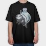 Cat Astronaut Bodega, Tricou Oversize Barbati (Unisex)