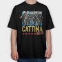 Cat Band, Tricou Oversize Barbati (Unisex)