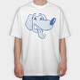 Dog Cartoon, Tricou Oversize Barbati (Unisex)