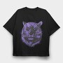 Purple Tiger, Tricou Oversize Barbati (Unisex)
