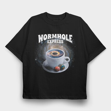 Wormhole Express, Tricou Oversize Barbati (Unisex)