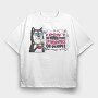 Dog Hates Everything, Tricou Oversize Barbati (Unisex)