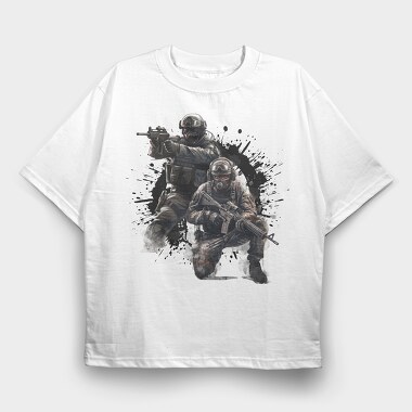 Special Forces Unit, Tricou Oversize Barbati (Unisex)