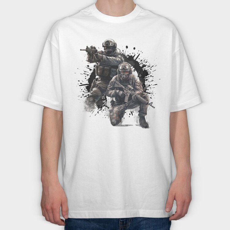 Special Forces Unit, Tricou Oversize Barbati (Unisex)