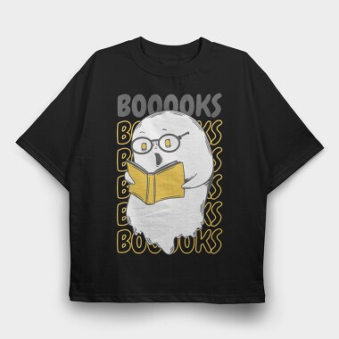 Yellow Book Ghost, Tricou Oversize Barbati (Unisex)