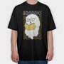 Yellow Book Ghost, Tricou Oversize Barbati (Unisex)