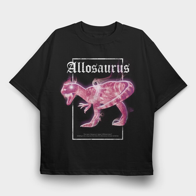 Spirit Allosaurus, Tricou Oversize Barbati (Unisex)