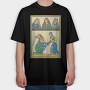 Medieval Illustration, Tricou Oversize Barbati (Unisex)