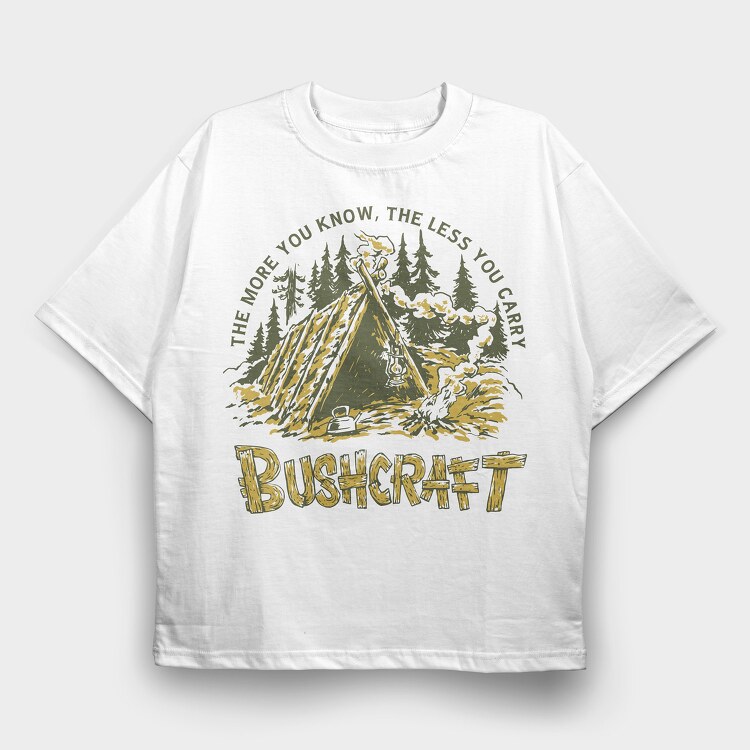 The More You Know the Less You Carry, Tricou Oversize Barbati (Unisex)