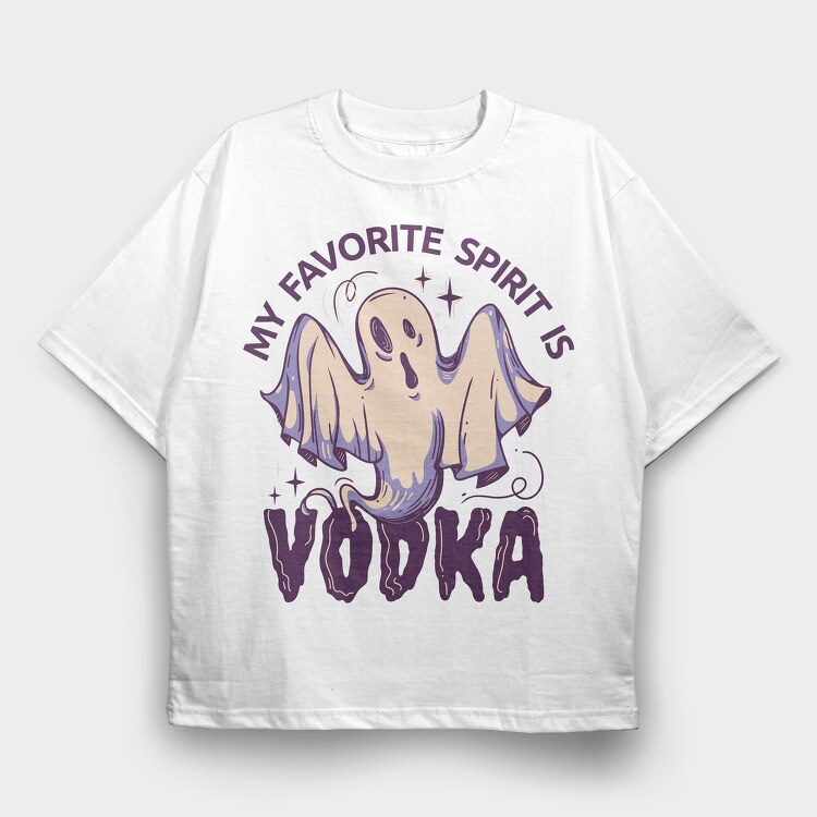 Spirit Vodka, Tricou Oversize Barbati (Unisex)