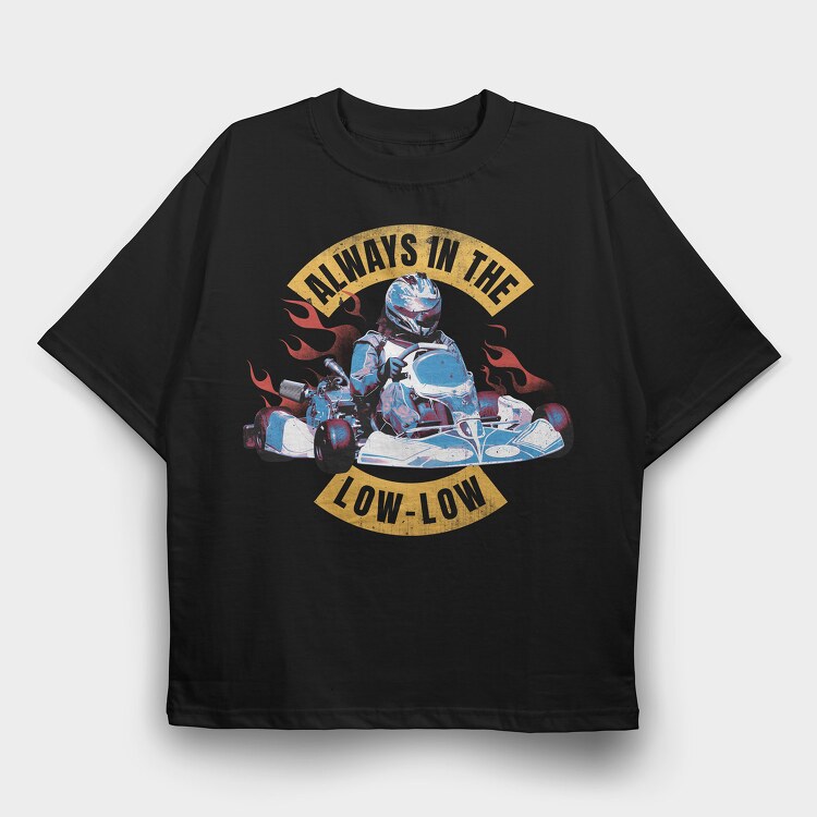 Sport Low Low Kart, Tricou Oversize Barbati (Unisex)