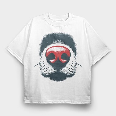 Dog Nose, Tricou Oversize Barbati (Unisex)
