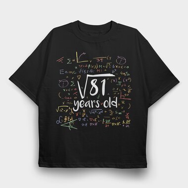 Square Root, Tricou Oversize Barbati (Unisex)