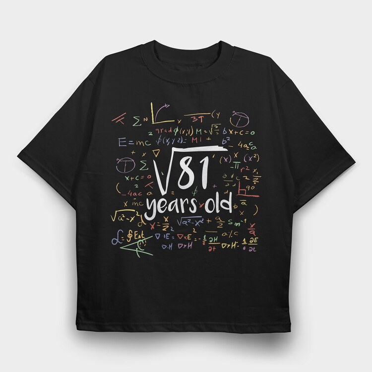 Square Root, Tricou Oversize Barbati (Unisex)