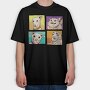 Meme Dogs, Tricou Oversize Barbati (Unisex)