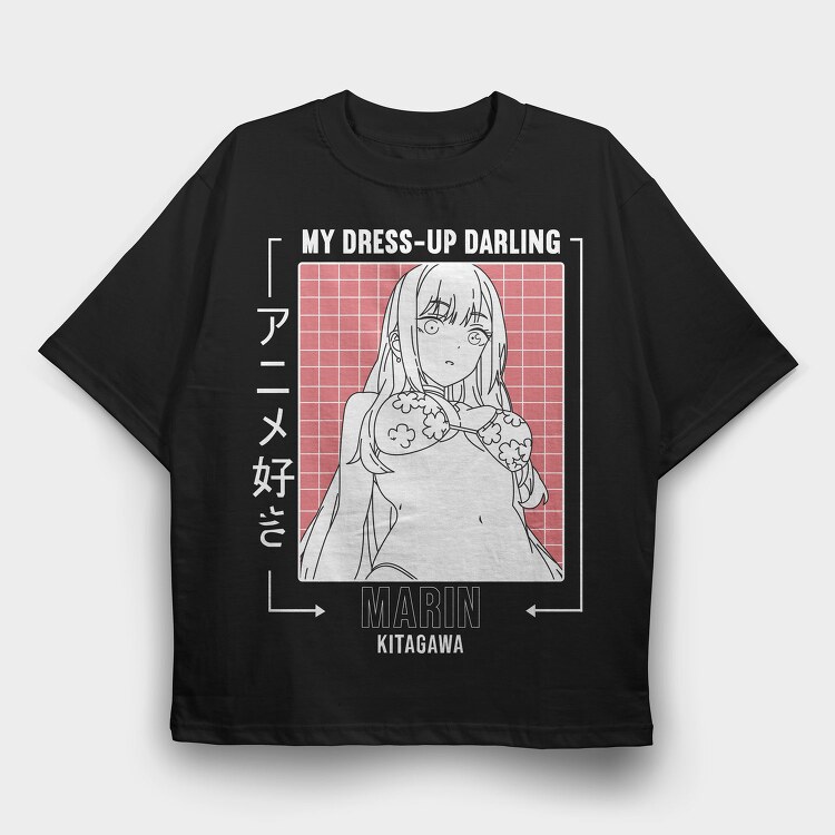 My Dress Up Darling 2, Tricou Oversize Barbati (Unisex)