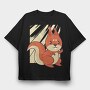 Squirrel, Tricou Oversize Barbati (Unisex)
