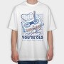 You Are Old Cassette, Tricou Oversize Barbati (Unisex)