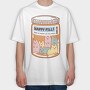 Happy Pills Cats Jar, Tricou Oversize Barbati (Unisex)