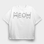 Meow Cats, Tricou Oversize Barbati (Unisex)