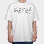 Meow Cats, Tricou Oversize Barbati (Unisex)
