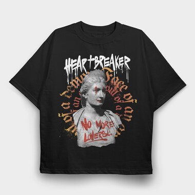 Statue Graffitti Heartbreaker, Tricou Oversize Barbati (Unisex)