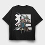 Racoon Sword, Tricou Oversize Barbati (Unisex)