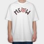 Meow Cute Cat, Tricou Oversize Barbati (Unisex)
