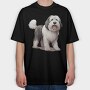 Dog, Tricou Oversize Barbati (Unisex)