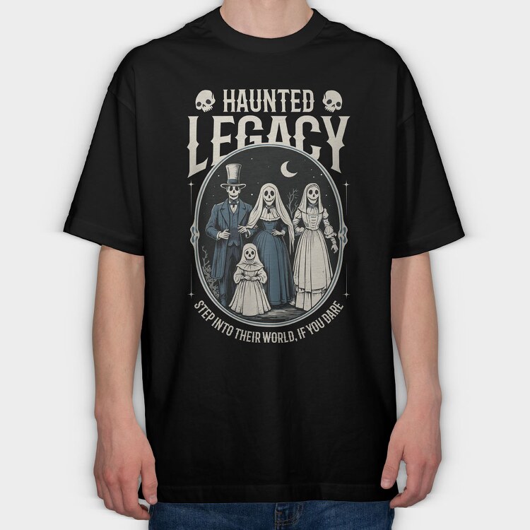 Haunted Legacy, Tricou Oversize Barbati (Unisex)