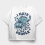 Cat I Hate People, Tricou Oversize Barbati (Unisex)
