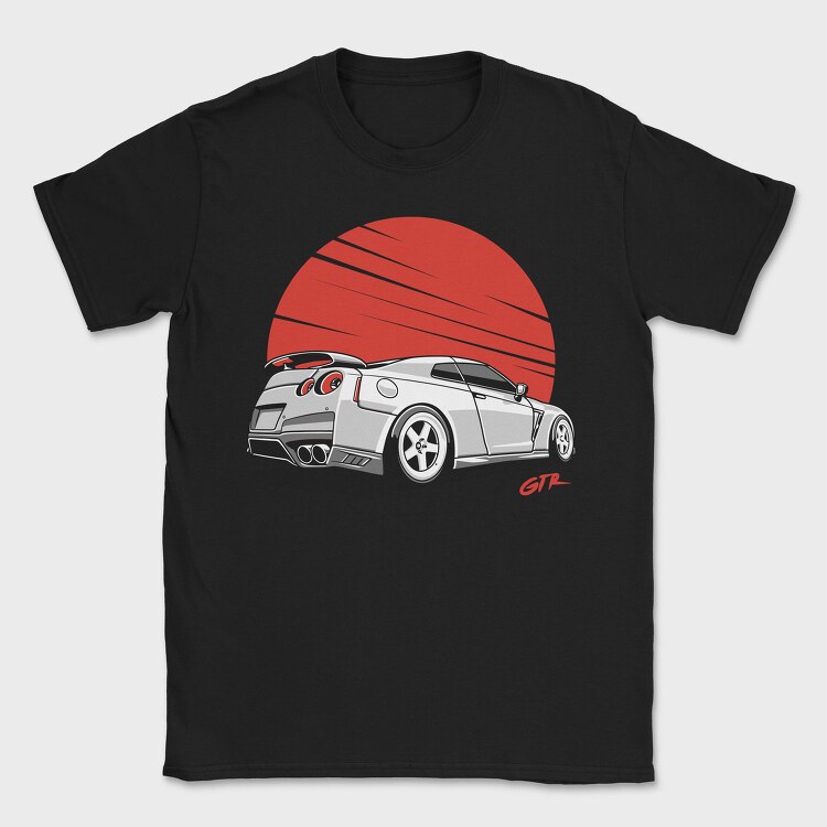 Gt R Red Sun, Tricou Barbati (Unisex)