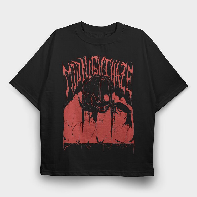Midnighthaze, Tricou Oversize Barbati (Unisex)