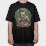 Zombie Eating, Tricou Oversize Barbati (Unisex)