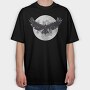 Raven Moon, Tricou Oversize Barbati (Unisex)