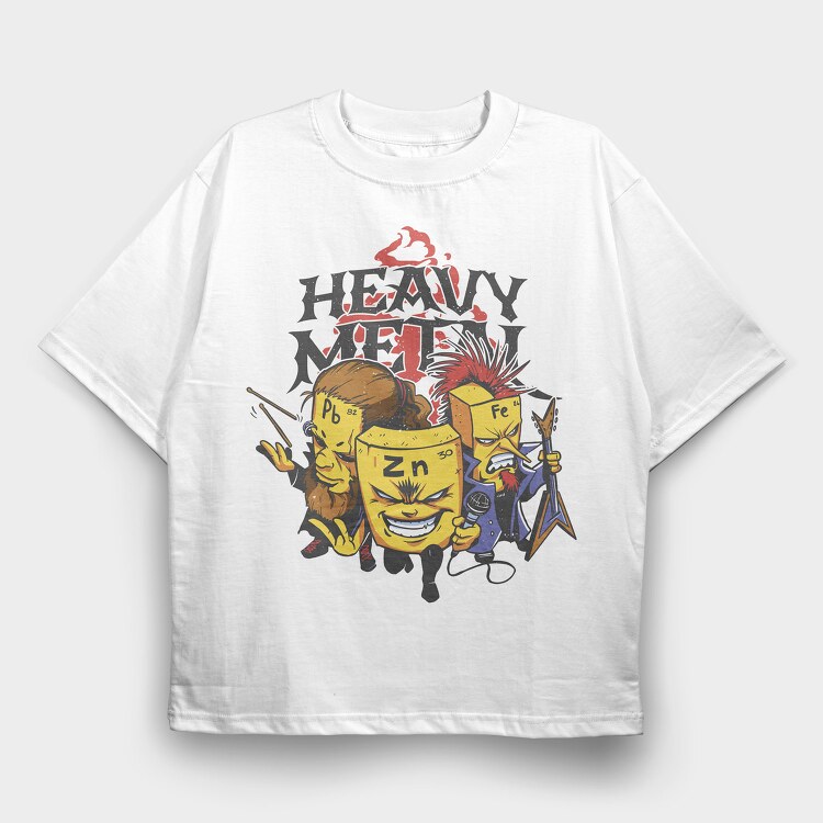 Heavy Metal Chemistry, Tricou Oversize Barbati (Unisex)