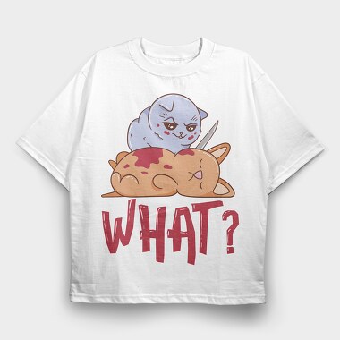 Cat Killing Dog, Tricou Oversize Barbati (Unisex)