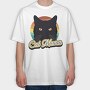 Cat Mama, Tricou Oversize Barbati (Unisex)