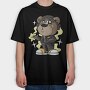 Successful Stoner Bear, Tricou Oversize Barbati (Unisex)
